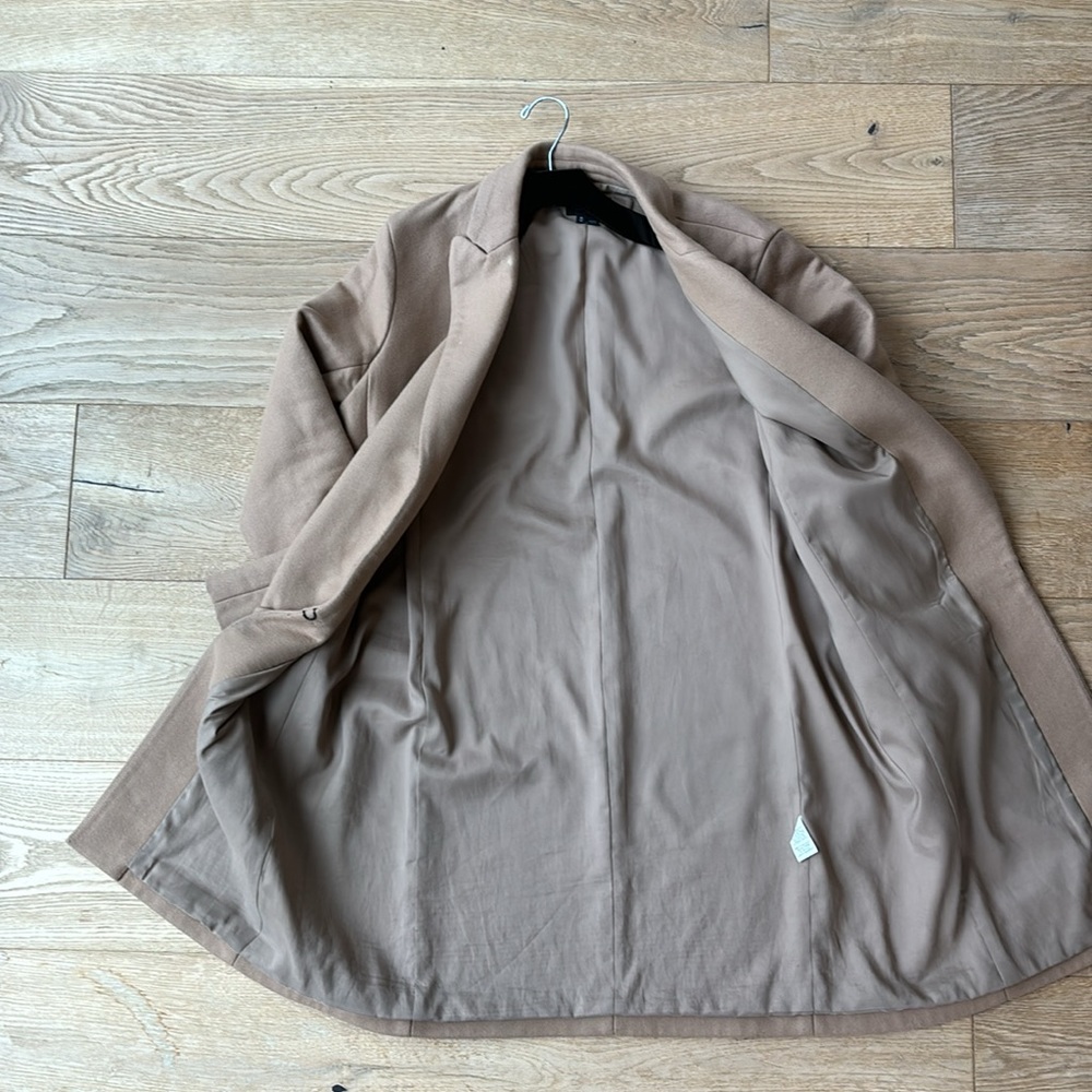 Theory Camel Coat, Size M - image 4